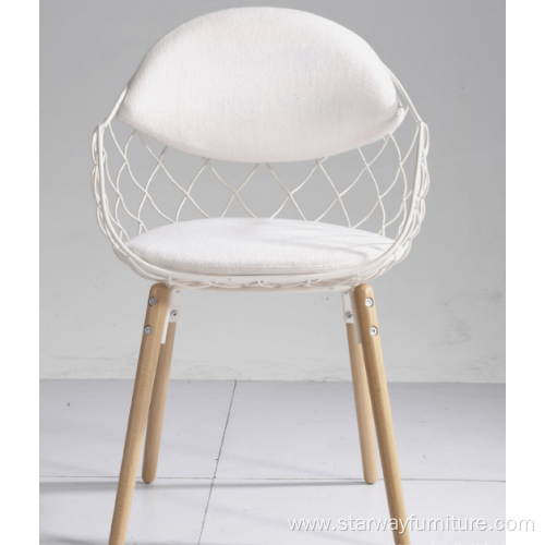 metal chair with cushion wholesale